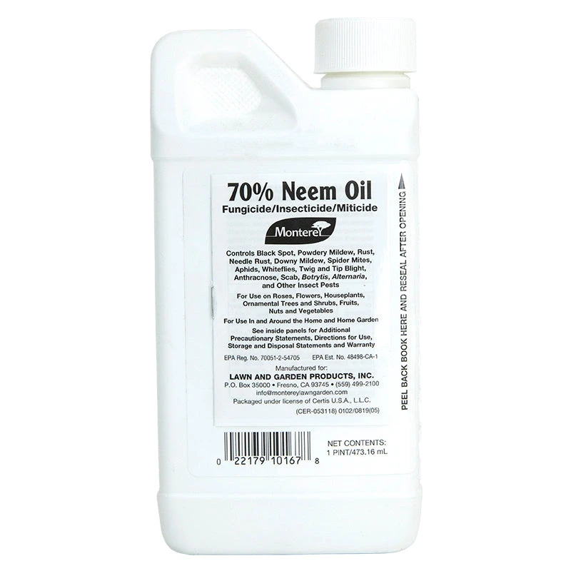Monterey Neem Oil 70% Concentrate (Pint) 2 Monterey Neem Oil 70% Concentrate (Pint) - Image 2