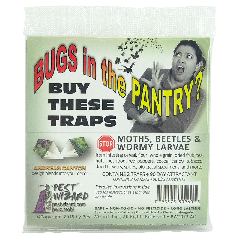 Pest Wizard BUGS In The PANTRY?™ 2-Pack Andreas Canyon 1 Pest Wizard BUGS In The PANTRY?™ 2-Pack Andreas Canyon