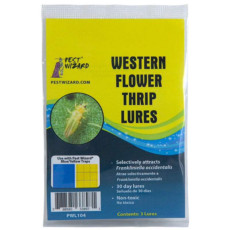 Pest Wizard Western Flower Thrips Lure 3-Pack 1 Pest Wizard Western Flower Thrips Lure 3-Pack