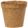 Coconut Fiber Round Pots - 4" (Pack Of 6)