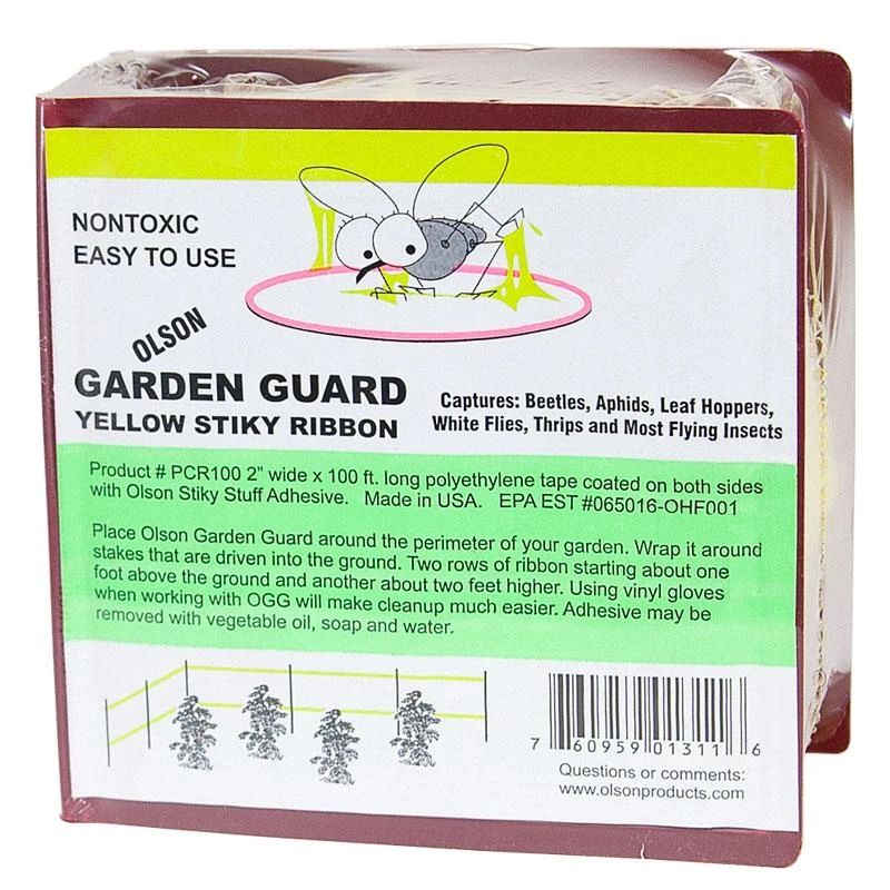 Garden Guard Yellow Stiky Ribbon (2"x100') 1 Garden Guard Yellow Stiky Ribbon (2"x100')