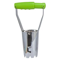 Chrome Hand Bulb Planter -Seedling Wonders gb012 web green