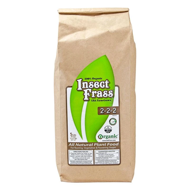 Insect Frass 2-2-2 (5 Lb) 1 Insect Frass 2-2-2 (5 Lb)