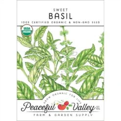 Organic Basil, Sweet (pack)