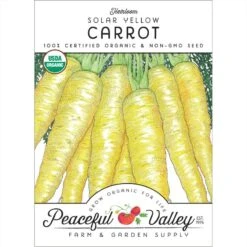 Solar Yellow Carrot Seeds (Organic)