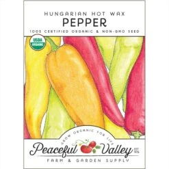 Hot Hungarian Hot Wax Pepper Seeds (Organic)
