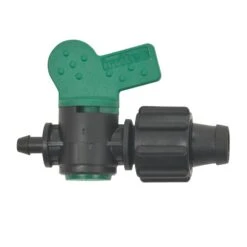 Perma-Loc 1/4" Barbed Fitting With Shut Off Valve