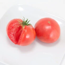 Brandywine Mix Tomato Seeds (Organic) -Seedling Wonders pink brandywine 3 web 2