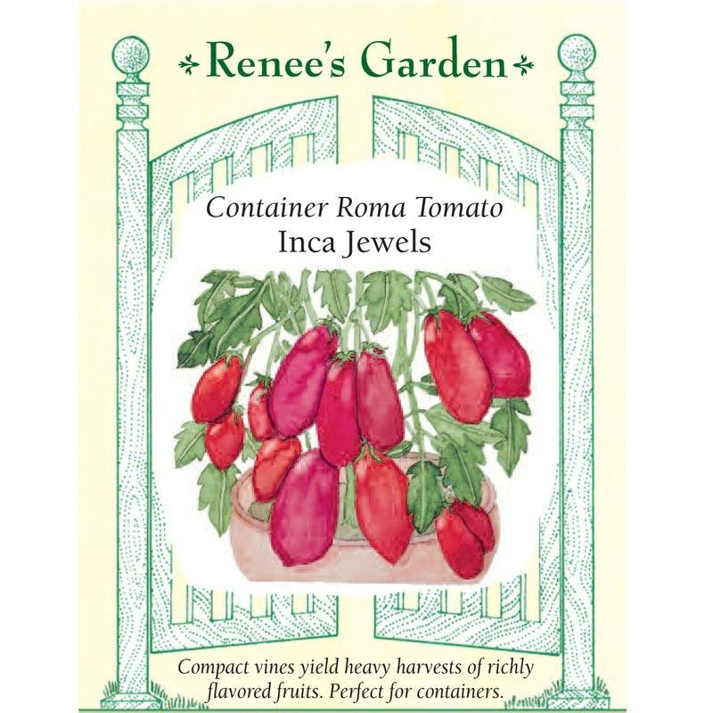 Renee's Garden Tomato Container Roma Inca Jewels 1 Renee's Garden Tomato Container Roma Inca Jewels